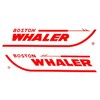2Pc Boston Whaler Stickers Decal Boat Outboard Motor Fit for