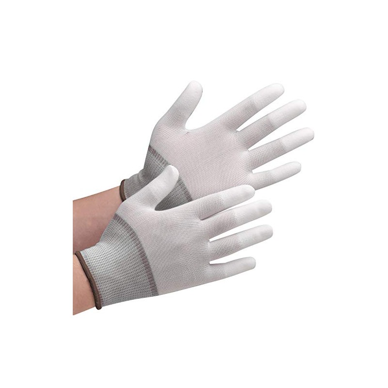 Midori Anzen SPU131N SS Low-Dust Gloves Fingertip Coating 10 Pairs