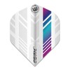WINMAU Prism Delta White and Rainbow Extra Thick Flights -