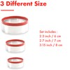 3 Pcs Round Cookie Cutters - Circle Biscuit Cutter for