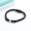 VCCWYQK Cremation Jewellery Lava Stone Urn Bracelet for Ashes for