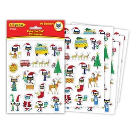 Teacher Created Resources® Pete The Cat® Christmas Stickers, 120 Pieces