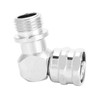 110 Degree Chrome Plated Brass Regulator Swivel Adapter Connector for