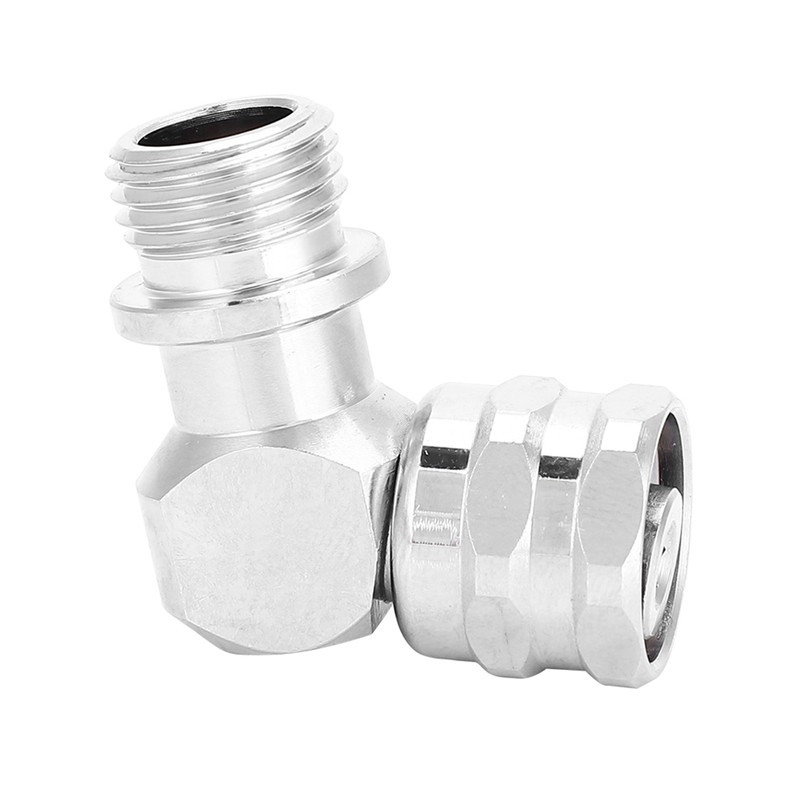 110 Degree Chrome Plated Brass Regulator Swivel Adapter Connector for