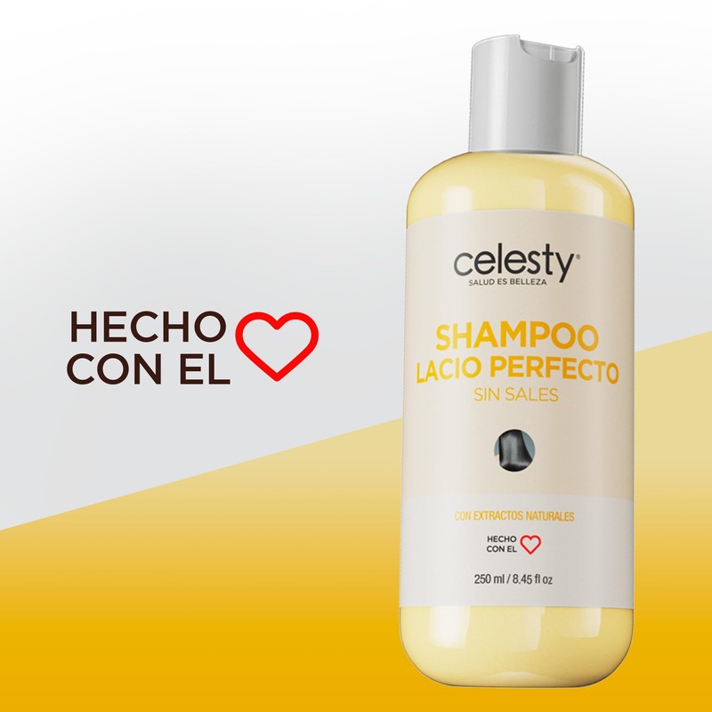 CELESTY | Shampoo sin Sulfatos y Parabenos - Shampoo Lacio