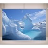CORFOTO White Iceberg Backdrops Fabric 5x3ft Arctic Glaciers Polar Region