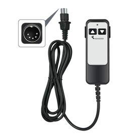 WDZP 5 Pin Adjustable Bed Richmat HJH5 Wired Remote Control for Matt. Firm 50 Series&Leggett and Platt Bas-X HC Series Adjustable Bases Fit for Leggett&Platt Adjustable Bed Parts