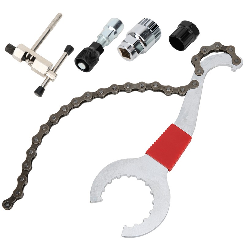 5Pcs Bicycle Repair Tool Set Mountain Bike Chain Cutter Flywheel