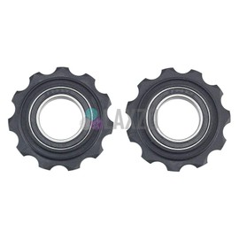 BBB Cycling, 11-T RollerBoys Jockey Wheels, 9- 10- and 11-Speed SRAM Compatible, For Urban and Road Bikes, Internal Lubricant System, Bushings Included BDP-05