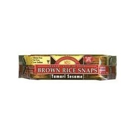 Brown Rice Snaps, Tamari Sesame, 3.5-Ounce Packs (Pack of 12) ( Value Bulk Multi-pack)