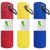 VIVIDLY 3 Pack Golf Towels, Microfiber Waffle Pattern Golf Towel,