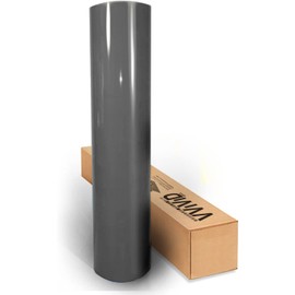 VViViD Gloss Gunmetal Grey Vinyl Exterior and Interior Bubble and Air-Free Channel Tech (6ft x 5ft)