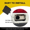 Goholy Car Rear Bumper Tow Hook Cover Fit for Mazda