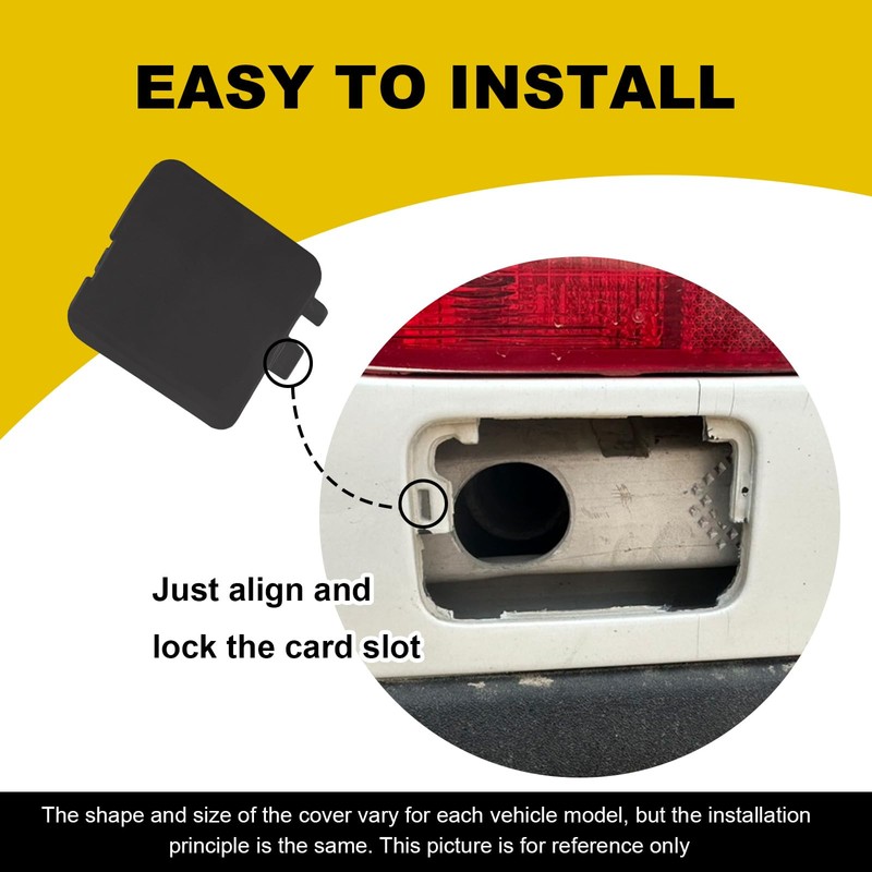 Goholy Car Rear Bumper Tow Hook Cover Fit for Mazda
