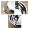 Zopnny Set of 4 Stainless Steel Mixing Bowl, Metal Deep
