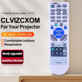 CLVIZCXOM RD-450C Remote Control Replacement for NEC Projector LT VT NP Series P350X+ P420X V230+ V230X V260 V260X V300X M230X+ M260X+ M260XC M260XS M260WS+ M260W+ M300X+ M300XC M300XS+