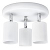 GU10 Ceiling Spotlight Holder 3 Head Rotating Lamp Base Fixture