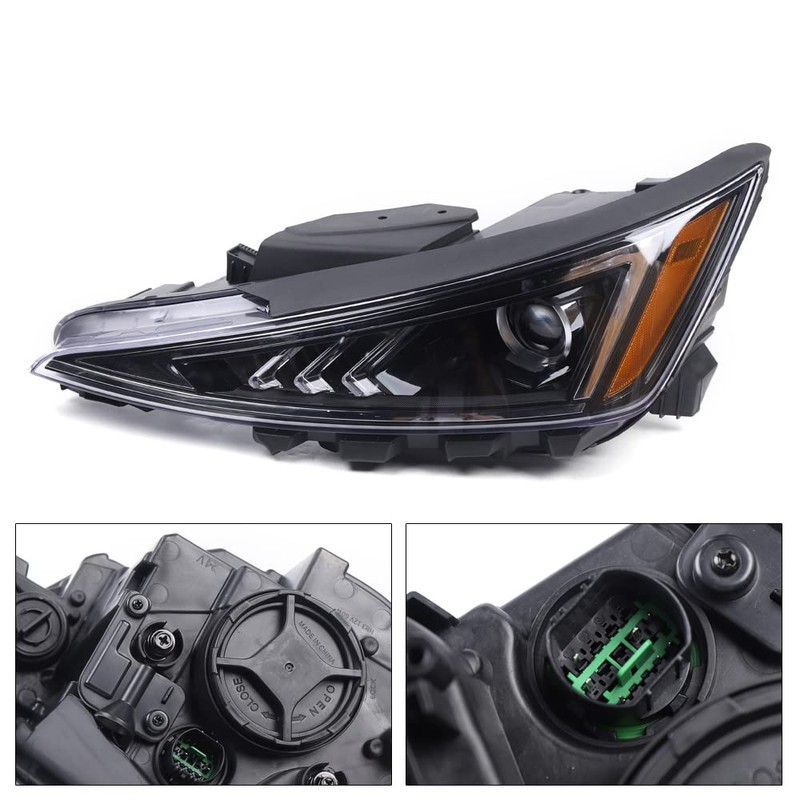 TUQI for 2019 2020 Hyundai Elantra Front Left Headlight Assembly,