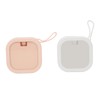 2pcs Hair Tie Organizer Box Multifunctional Transparent Top Hair Accessory