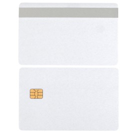 SLE4442 Pearl Chip Cards w/HiCo 2 Track Silver Mag Stripe 10 Pack