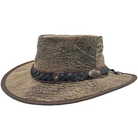 Jacaru Australia 1133 Roo Nomad Traveller Hat with Bag, Stonewash Brown, XX-Large