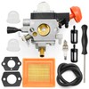 Vkinman 4180-120-0615 Carburetor Kit, Replacement for Stihl FS89 FS89R FS91