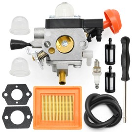 Vkinman 4180-120-0615 Carburetor Kit, Replacement for Stihl FS89 FS89R FS91 FS91R FS111 FS111R FS111RX KM91R KM111R Trimmer