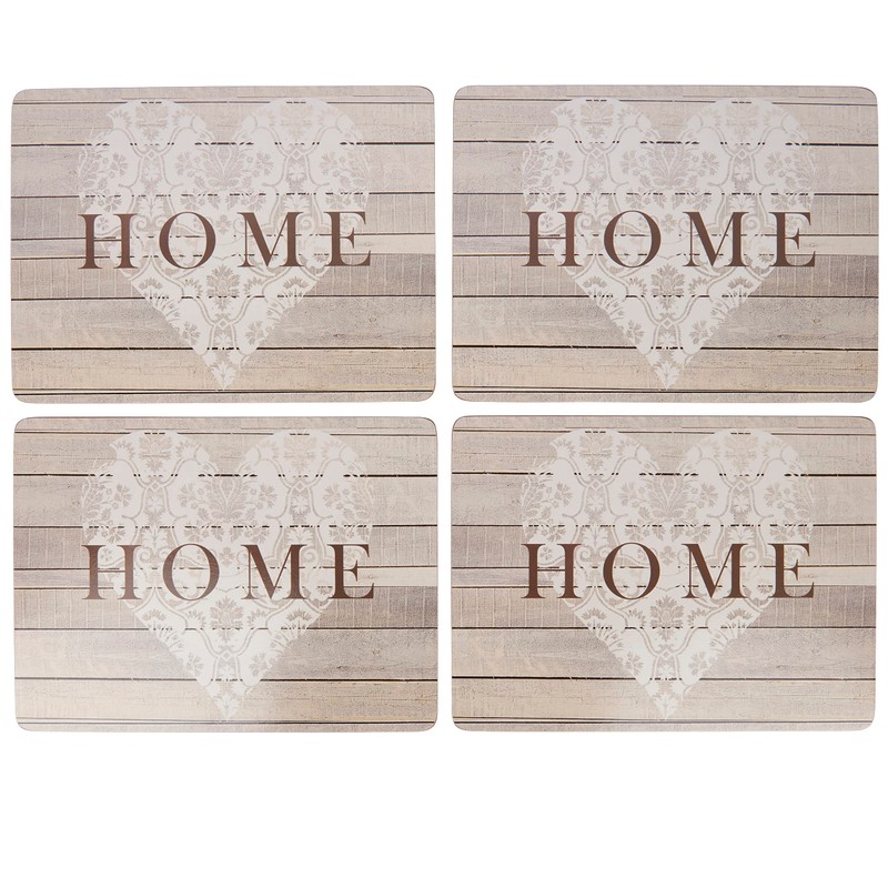 KitchenCraft Everyday Home Placemats, Non-Slip Heat Resistant Cork Placemats with