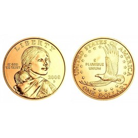 2008-D Sacagawea Native Dollar $1 Coin Denver mint NAD08