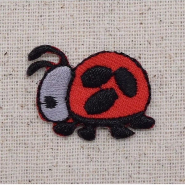 Wholesale Applique Small/Mini - Red/Black Ladybug Lady Bug - Iron