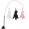 Unbranded 3pcs Cat Teaser Toy Set Suction Cup Feather Teaser