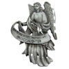 WJ Hirten Pewter Guardian Angel Visor Clip, 2 1/2 Inch