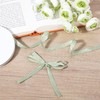 50 Yards Green Plaid Ribbon, 3/8 Inch Green and White