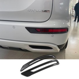 GZBFTDH Car Rear Fog Light Covers Trim for Mitsubishi Outlander 2022 2023 2024 OEM Accessories 2PCS
