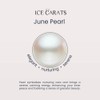 925 Sterling Silver 10mm Simulated Shell Pearl Cubic Zirconia CZ