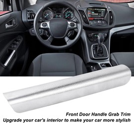 Manija de Puerta Interior Delantera Moldura Elegante Tirador de Reposabrazos Plateado para Vehículo de Escape 2013-2019 (Izquierda 1490246 00 B)