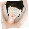 Outanaya Bowknot Shaped Silk Eye Mask Portable Travel Sleeping Mask
