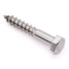 Glvaner M12 x 90mm (4 pcs) Stainless Steel Hex Head