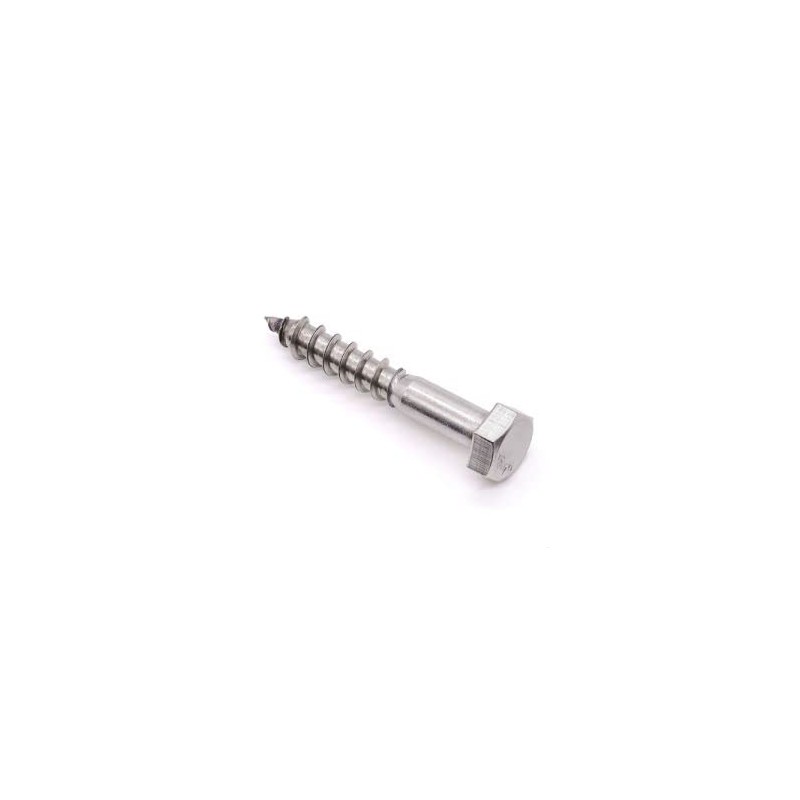 Glvaner M12 x 90mm (4 pcs) Stainless Steel Hex Head