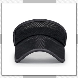 [クロム クレイン] 帽子 サンバイザー メッシュ 無地 デザイン 日よけ アウトドア スポーツ メンズ レディース CB324(ライトグレー)