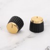 Pack of 10 Audio Knobs Wave Pots Amplifier Push On