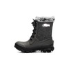 Bogs Women's Arcata Plaid Snow Boot, Cement Multi, 10