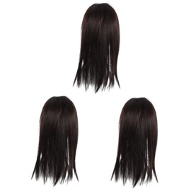 Baluue 3pcs Wiglet Hairpiece for Women Natural Hair Topper Clip Extension for Thinning Hair Deep Lightweight Comfortable Seamless Design for Everyday Wear