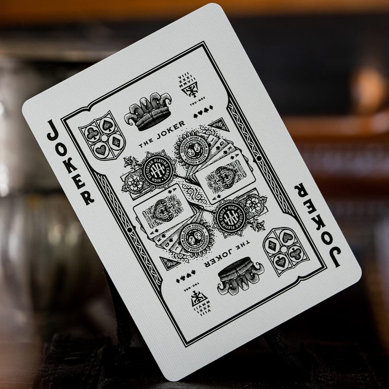 Victorian High Red Playing Cards