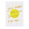 'You Make The Sun Shine For Me' Temporary Tattoo -