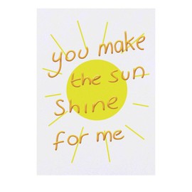'You Make The Sun Shine For Me' Temporary Tattoo - Water Resistant, Skin-Safe, Non-Toxic Transfer (TO00075559)