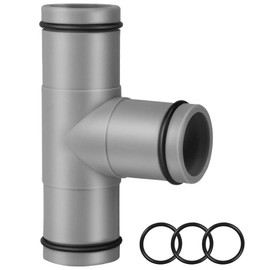 Pool Hose Connector, 1.25" to 1.25" T-Joint Pool Hose Adapter for Intex Pool Parts and Accessories Replacement, 3 Interfaces Hose Adapter for Intex Above Ground Swimming Pool and Pool Filter Pump
