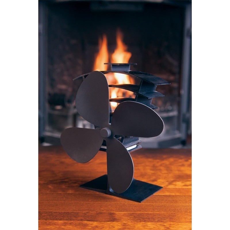 Valiant (FIR361) Premium IV 4-Blade Heat Powered Log Burner &