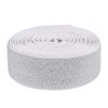 Suncoolla 5M Gold Silver Glitter Elastic Band (Silver, 30mm)