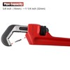 GETUHAND 14-1/2-inch Heavy Duty Hex Pipe Wrench, Model T-017 Straight